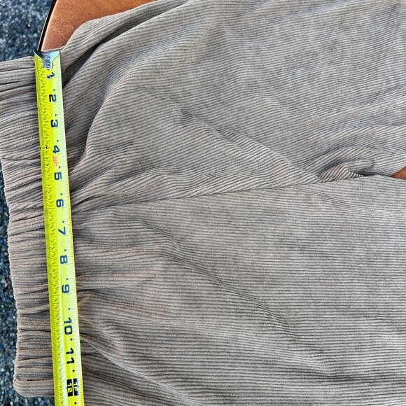 Size S Pants Womens Tan Beige Corduroy Straight Leg Mid Rise - Picture 11 of 12